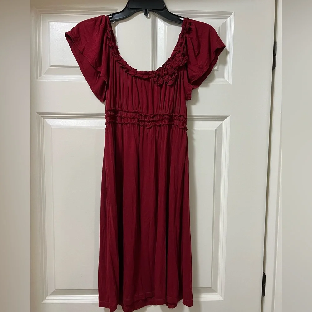 Red Mini Dress - Picture 2 of 4